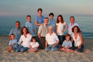 Family photo on Nauset Beach